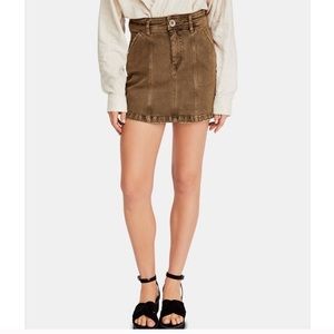 Free people mini skirt